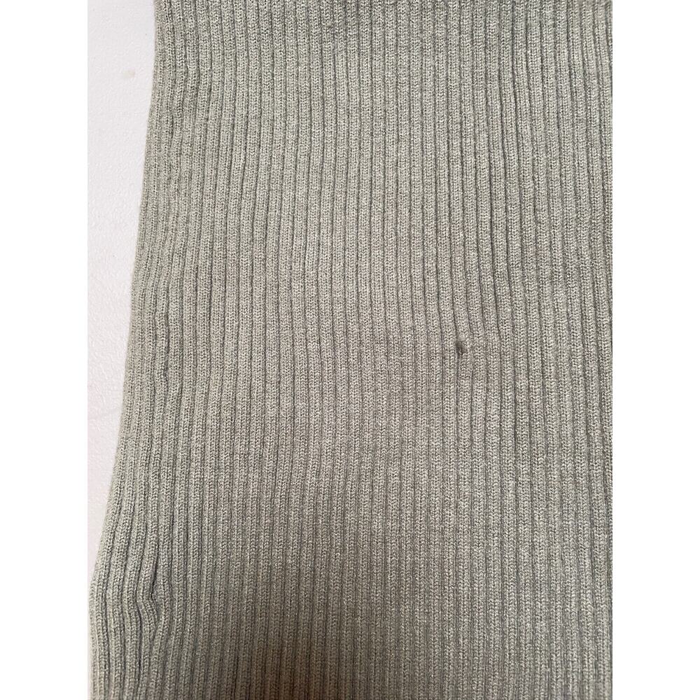 Princess Polly Oxford Green Ribbed Sleeveless Midi Dress Size L/XL FLAWED - Picture 10 of 10